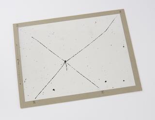 Atom track photograph using ‘Nuclear Research’ emulsion