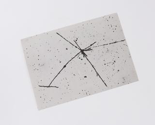 Atom track photograph using ‘Nuclear Research’ emulsion