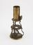 Brass microscope, eight inches high, incomplete
