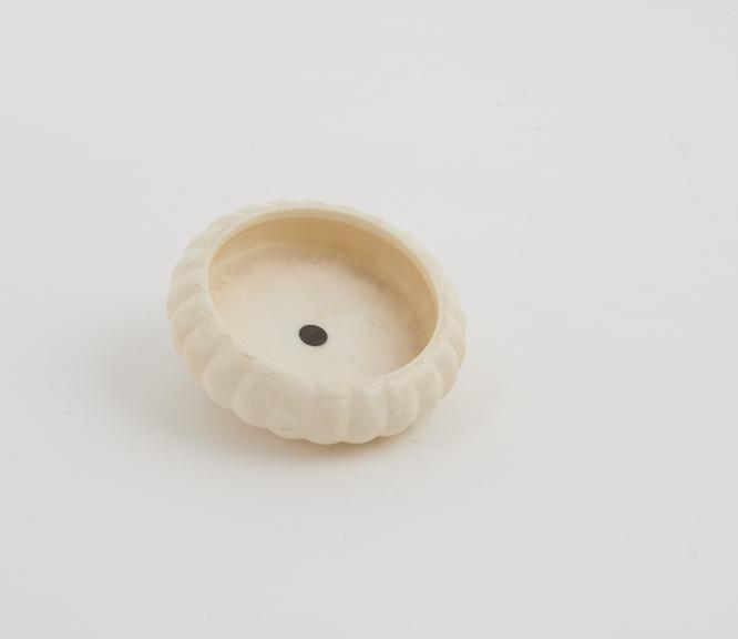 One ivory ash tray, by Holtzapffel and Company, London