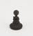 One of twelve hardwood chessmen