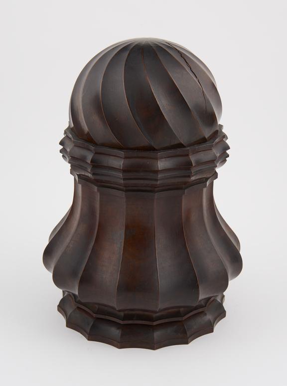 One cocoa nut urn, by Holtzapffel and Company, London, 1843-1884