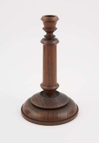 Hardwood candlestick