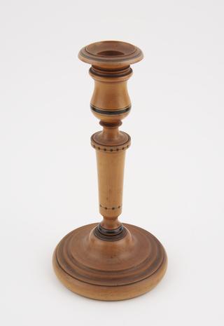 Hardwood candlestick