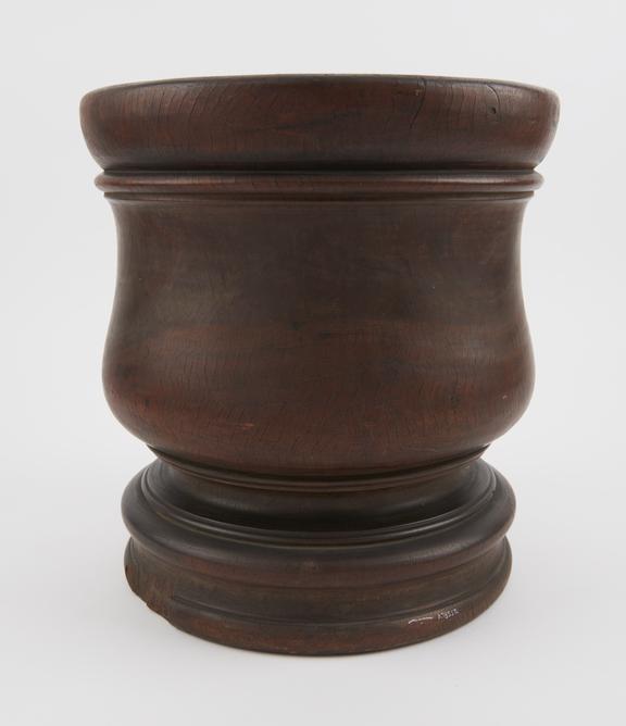 Wooden mortar