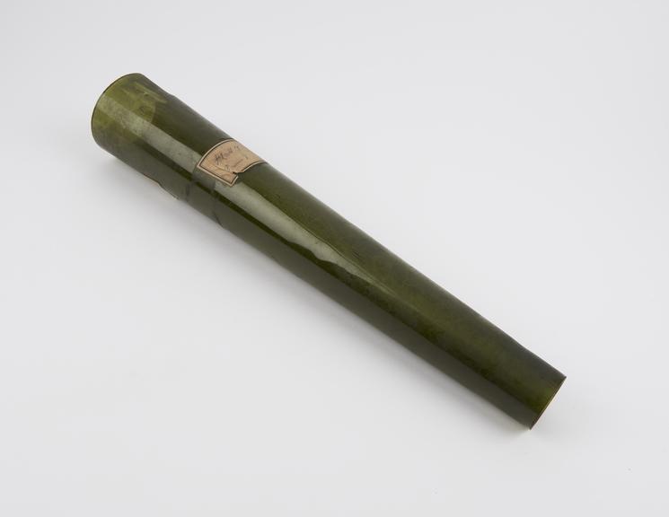 Green glass alembic stem