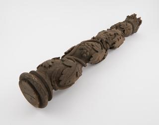 Decorative wooden pillar