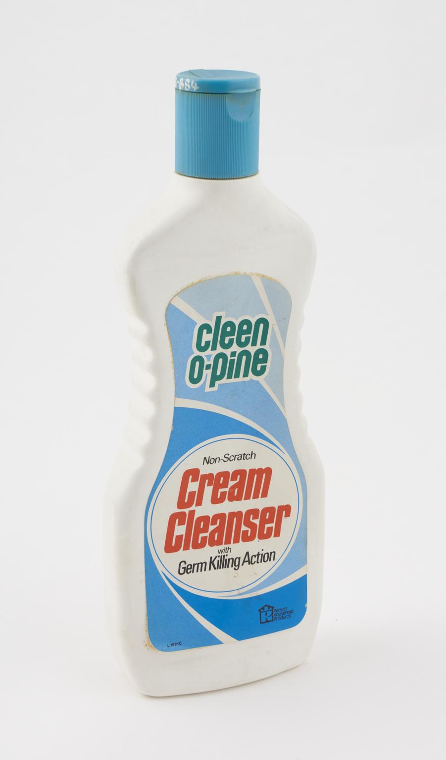 Bottle of cleen o-pine cream cleanser