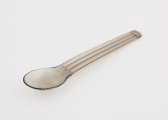 Transparent brown perspex teaspoon
