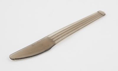 Transparent brown perspex knife