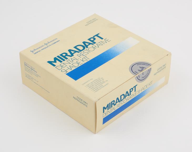 One box of Miradept' acrylic dental restorative shade kit by