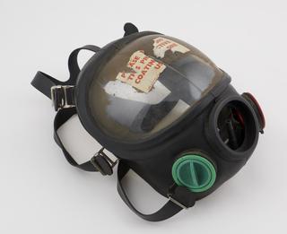 Industrial Respirator, with curved plastic visor