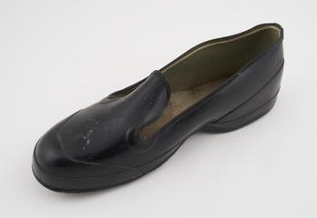 Black rubber galosh