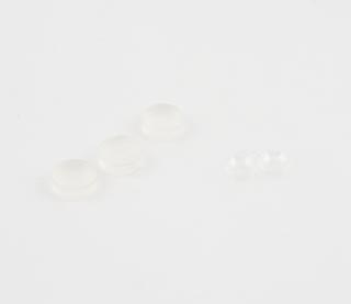 Three blanks and three shaped lenses for extended wear