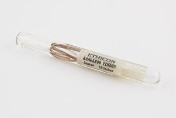Ethicon kangaroo tendon, 1964.