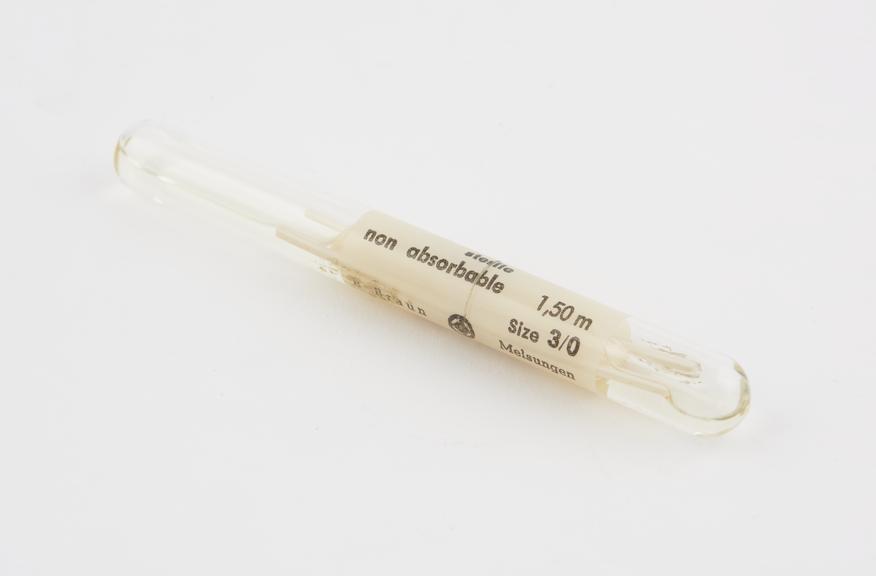 Nylon Supramid-Braun' suture, Braun, Melsungen, Germany, 1964'