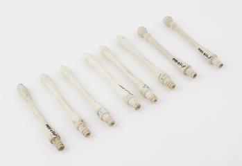 Eight small stemmed bulb shapes