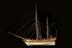 Rigged model of English Ketch-rigged sloop