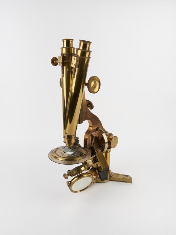 Wenham binocular microscope with Crossley's illumination