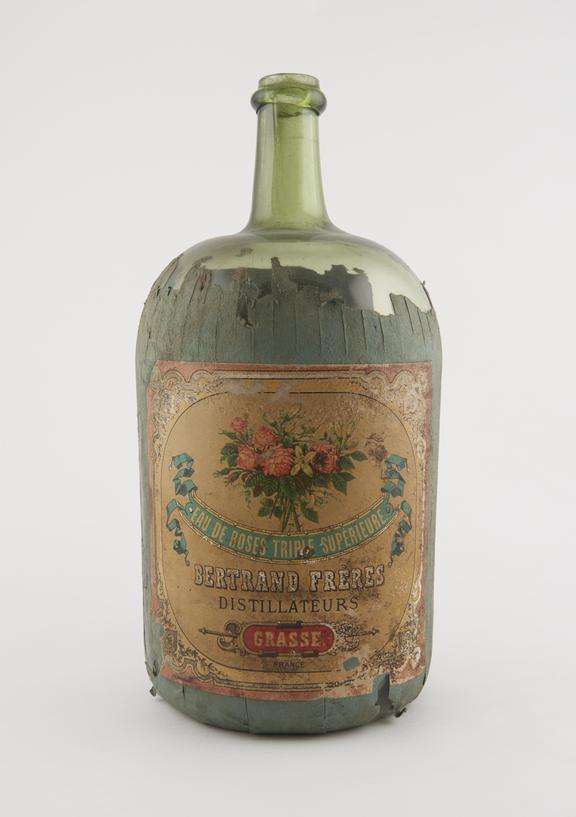 Bottle for rose water, supplied by Bertrand Freres, Grasse