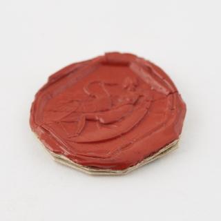 Circular seal with octagonal stamp