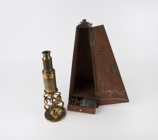 Unsigned Culpeper microscope