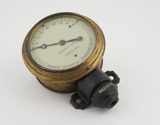 Experimental steam engine boiler pressure gauge