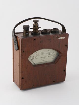 Moving coil ammeter