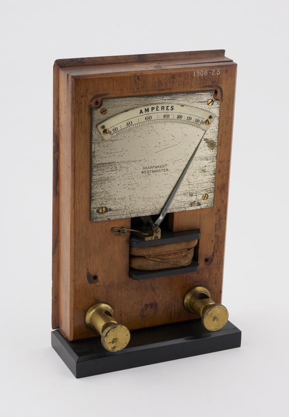 Example, Miller's moving-needle gravity controlled ammeter