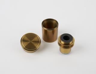 1 ¼” and 2/3” dividing object glass in brass case