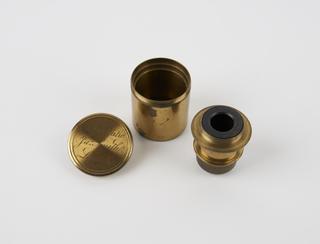 ½” objective in brass case