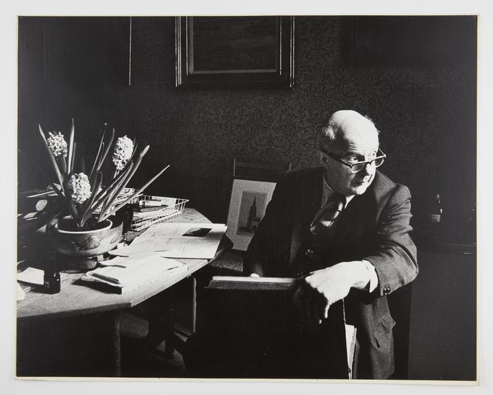 Silver gelatin print with cardboard mount, by Godfrey Argent