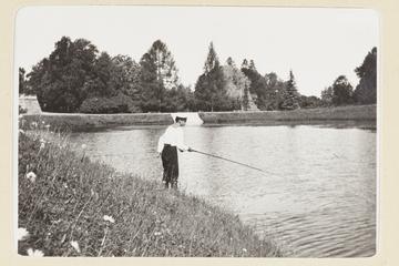 Andrew Fishing for Pike in the Carp Lake