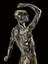 Bronze anatomical figure of male