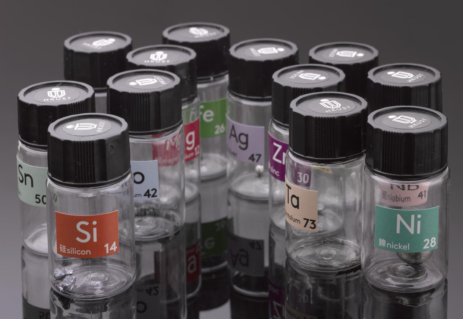 Metallic Element Samples of metallic elements | Science Museum Group Collection