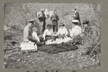 A Picnic at the river Bzib about 40 versts from Gagri