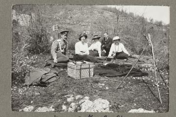 A Picnic at the river Bzib about 40 versts from Gagri