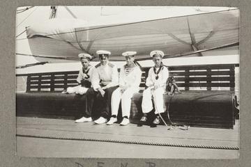 Scenes on the Deck of The Almaz., July 1914