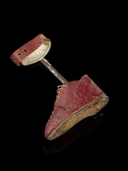 Child's orthopaedic boot, reputedly belonging to Lord Byron