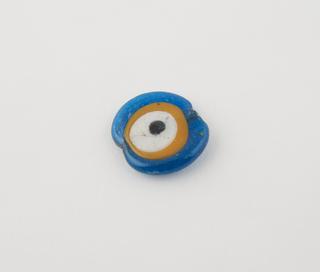 Blue glass bead