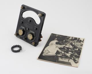 Avometer and other parts for display on construction