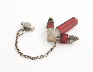 Glass perfume bottle