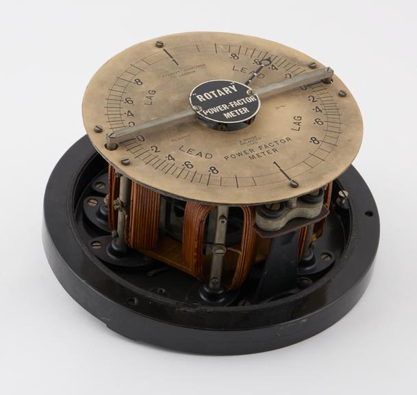 "Rotary" powerfactor meter for 3 phase circuit 257817