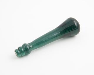 Green glass pestle