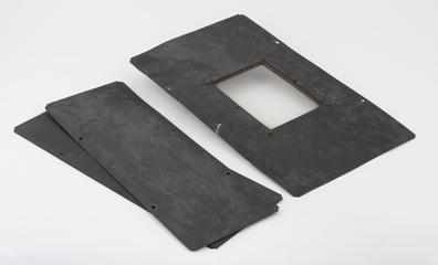 panels from cover of electric lamp