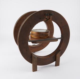 Model to illustrate Ewing's theory of magnetism