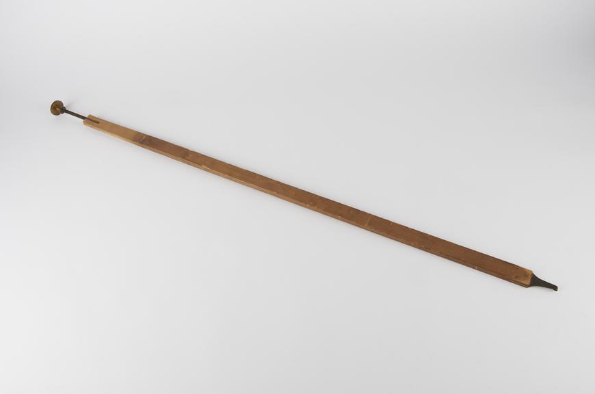 Pendulum rod for clock, forming part of Mascart's apparatus