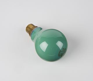 60W Green electric lamp with bayonette cap