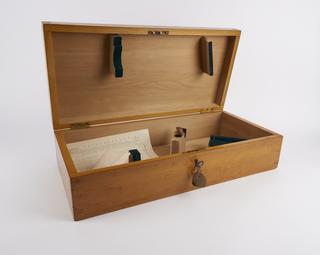 Case for solar spectroscope by Hilger