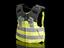 Fluorescent stab vest